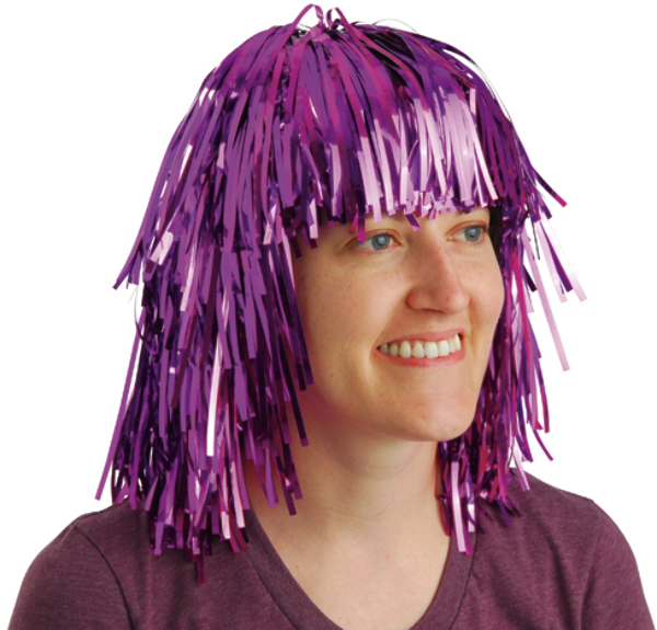 wholesale purple tinsel foil party wig sku 1904806 wholesale purple tinsel foil party wig sku 1904806