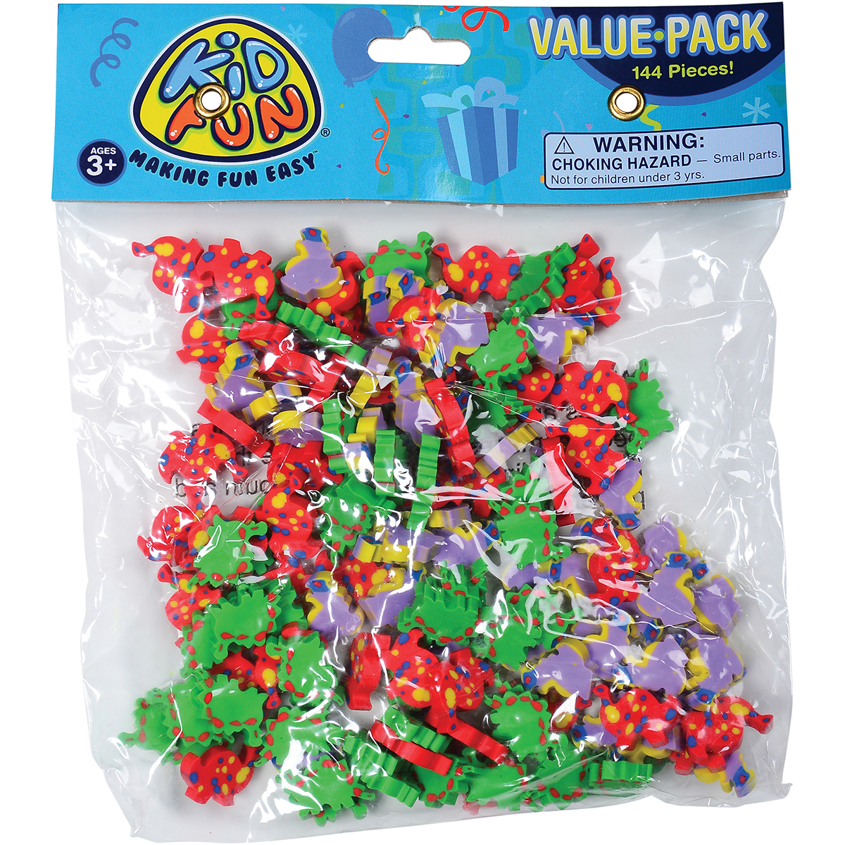 Wholesale Mini Dinosaur Erasers 144/Gross (SKU 1904908) DollarDays