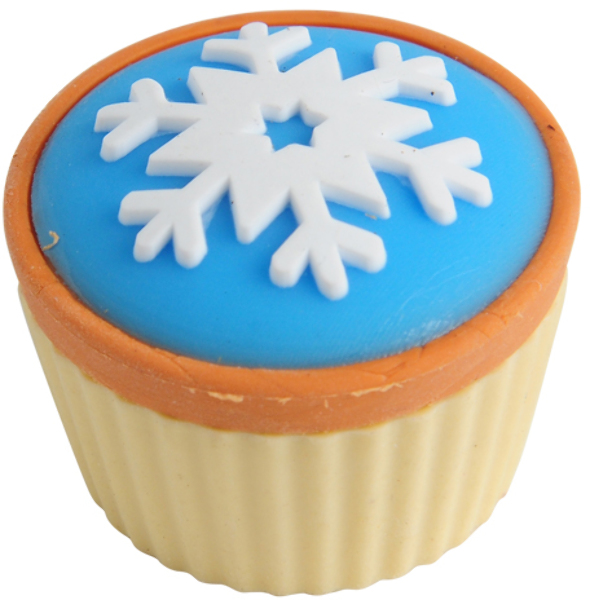 Wholesale Snowflake Cupcake Erasers(192xalt=