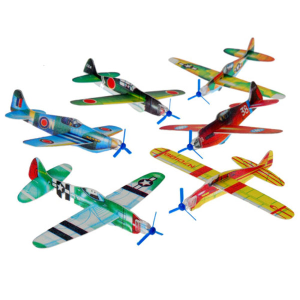 Wholesale Toy Airplanes Assorted Designs, 6.75"