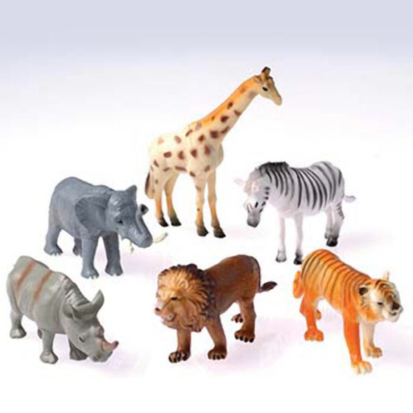 Wholesale Plastic Toy Animals Assorted Styles, Wild, 4"