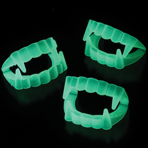 Wholesale Glow in the Dark Vampire Fangs Costume Accessory
