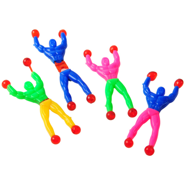 Wholesale Sticky & Stretchy Wall Climber Toy Assorted
