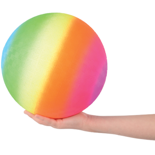 Wholesale Playground Balls Rainbow, 9" (SKU 2269301) DollarDays