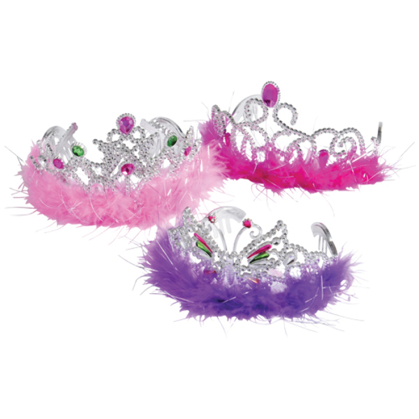 Wholesale Feather Boa Princess Tiaras DollarDays