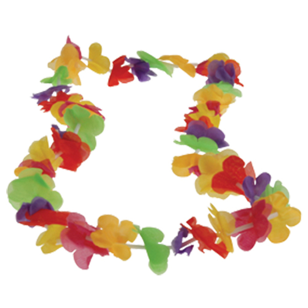 Wholesale 36" Hawaiian Lotus Leis Rainbow DollarDays