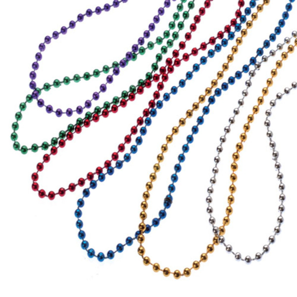 Wholesale Bulk Assorted Metallic Bead Necklaces DollarDays