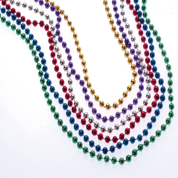 Wholesale Assorted Metallic Bead Necklaces Dollardays 