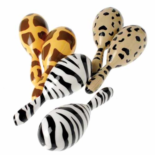 Wholesale Animal Print Maracas DollarDays