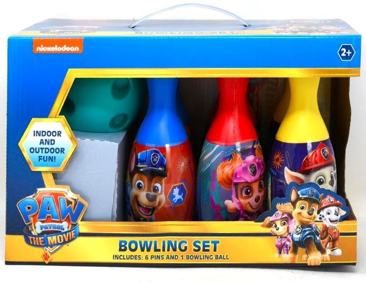 paw patrol bowling pins