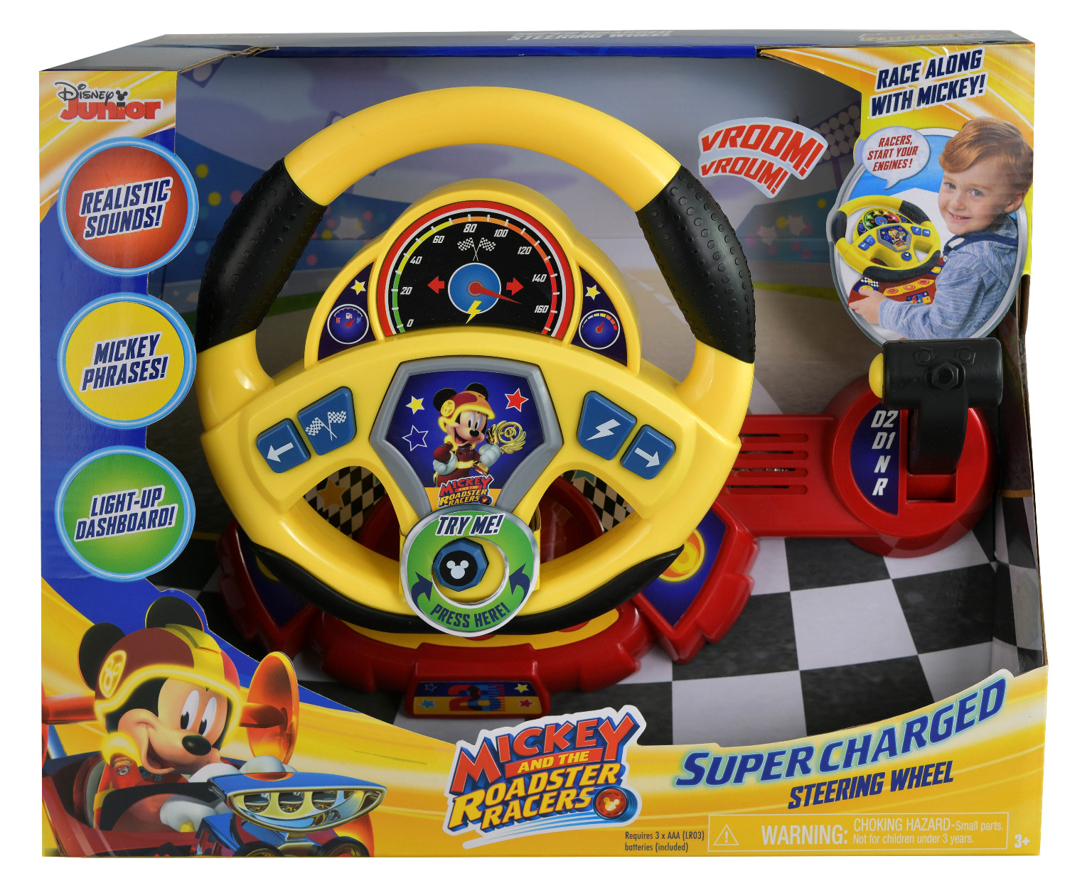 mickey mouse steering wheel toy