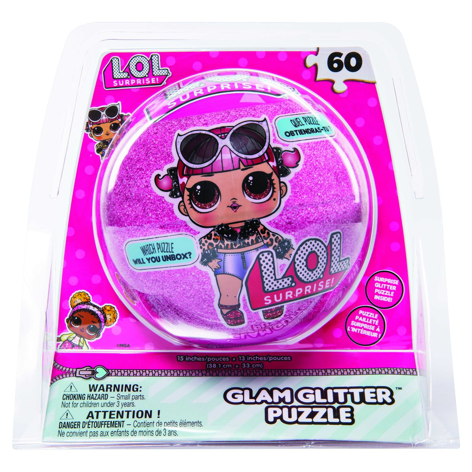 lol surprise glam glitter puzzle