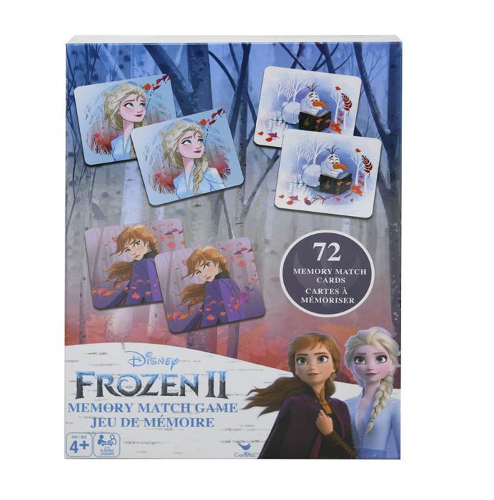 frozen memory card game