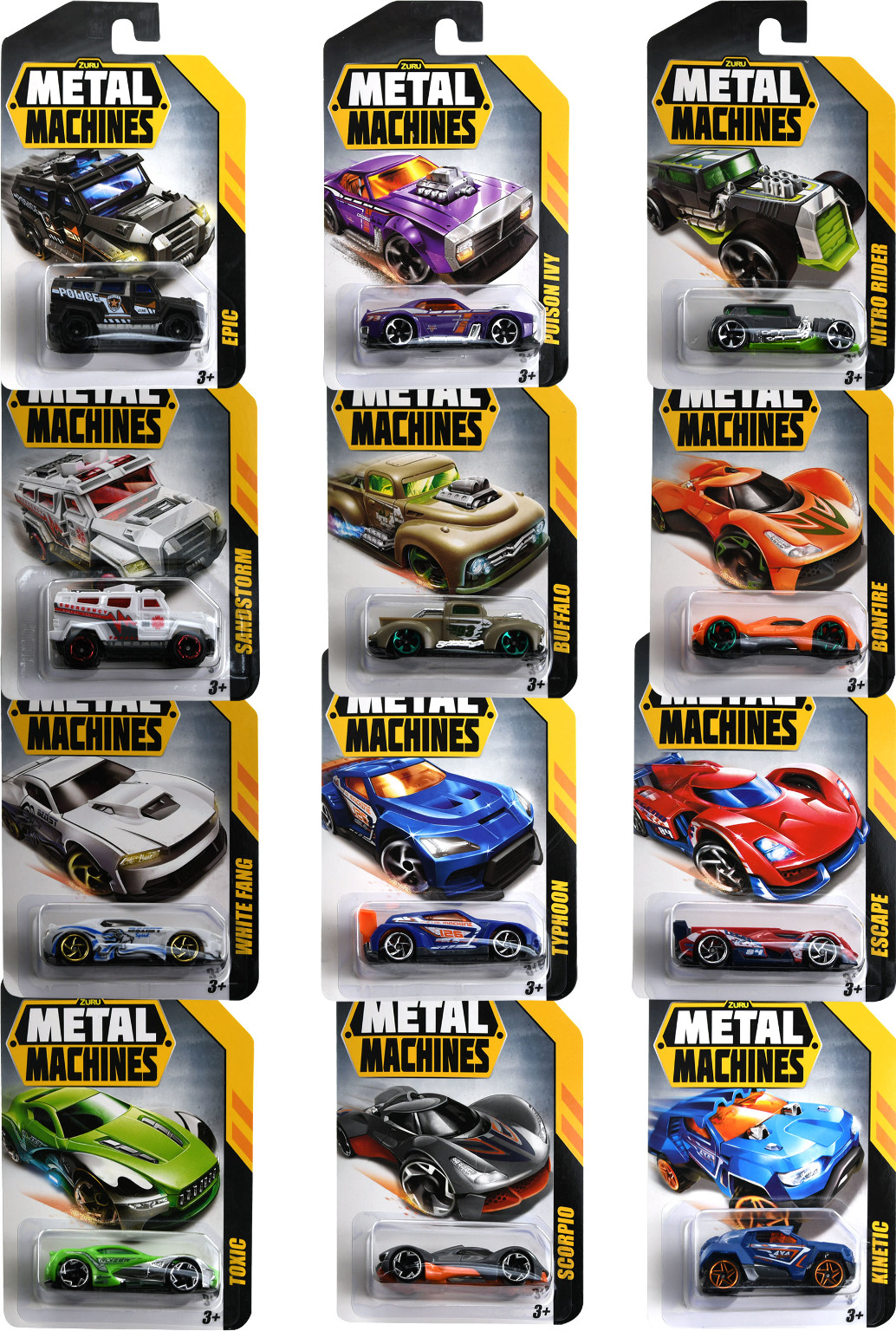 metal machines cars