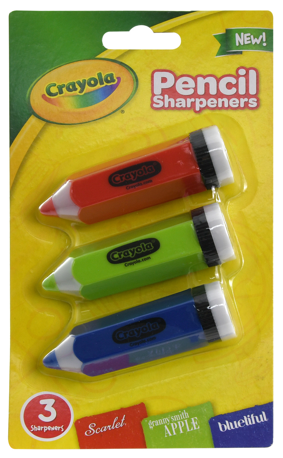 crayola crayons with sharpener