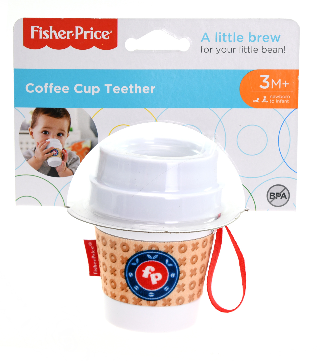 fisher price coffee cup teether