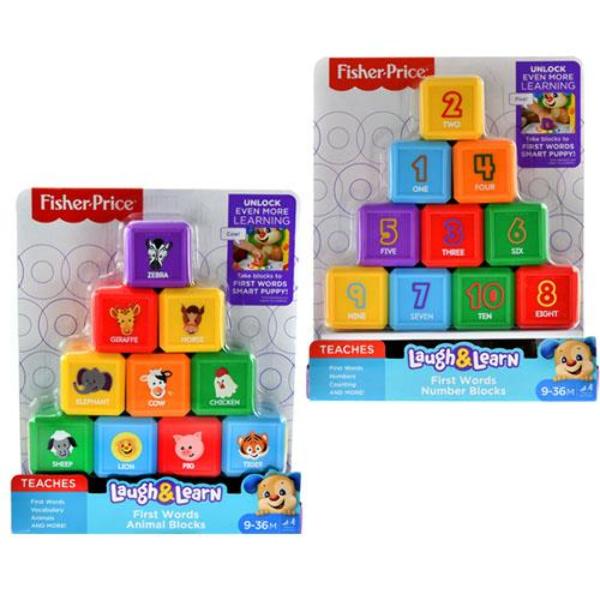 fisher price laugh and learn first words blocks