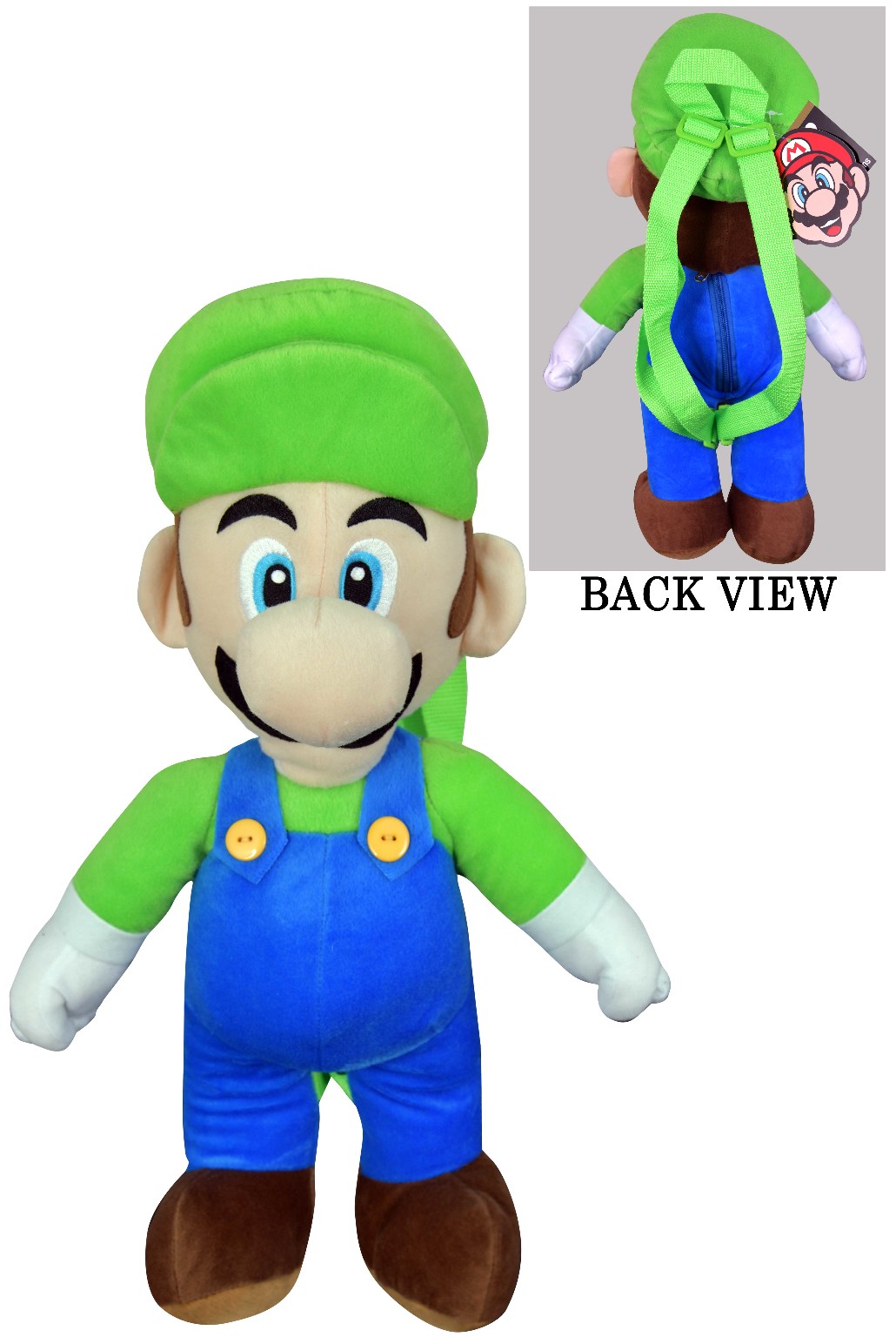 crazy mario bros luigi plush