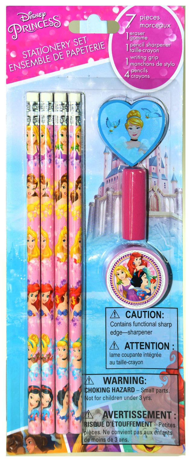 Wholesale Disney Princess Stationery Set - 216 Count, 7 Piece (SKU