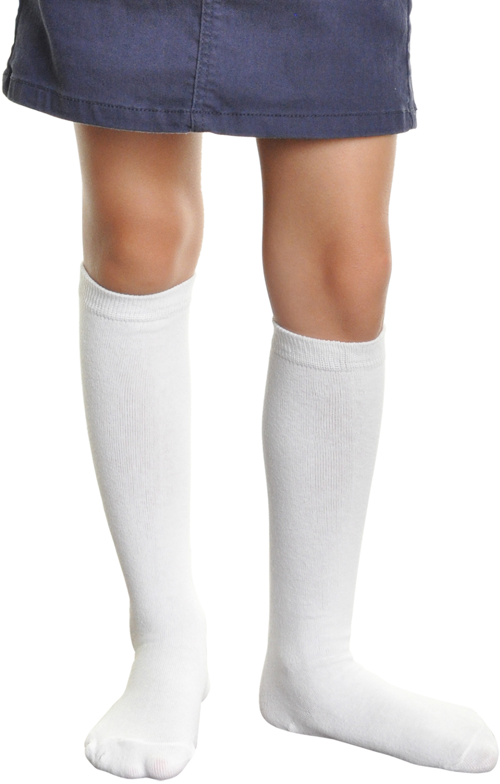 Wholesale Angelina Girls White Knee Hi Socks Sku 924836 Dollardays