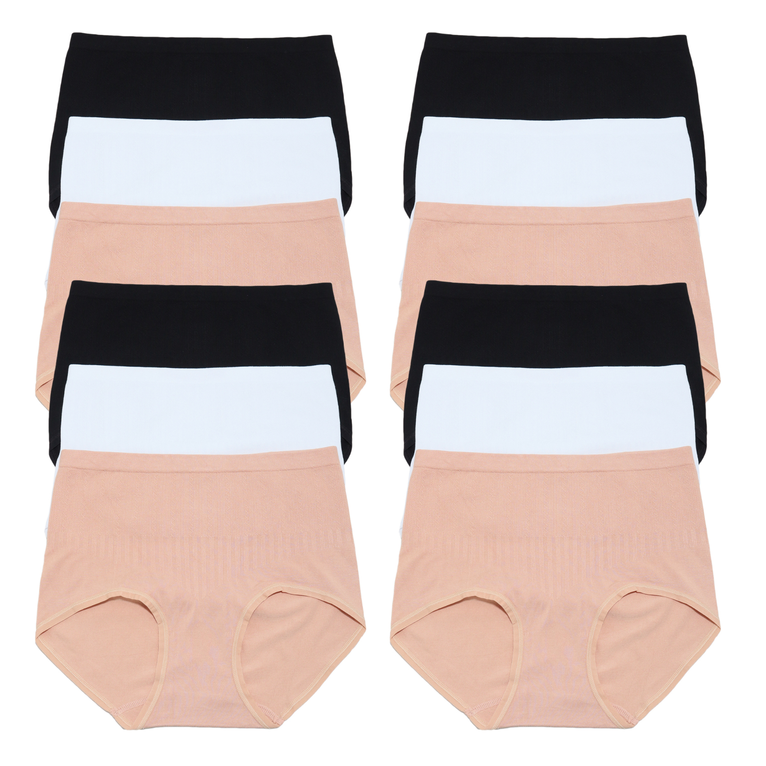 HighWaist LightControl Brief Panties S/M Assorted Colors