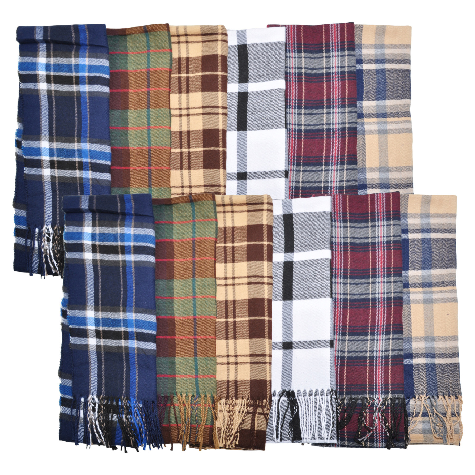 Wholesale Adult Scarves Tartan Plaid DollarDays