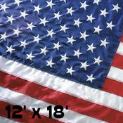 Perma-Nyl 12'x18' Nylon U.S. Flag