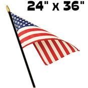 Valprin 24"x36" Polyester U.S. Classroom Flag