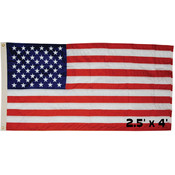 Perma-Nyl 2 1/2'x4' Nylon U.S. Flag