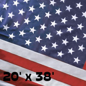 Koralex II 20'x38' Spun Polyester U.S. Flag