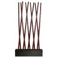 78" Silk Chocolate Bamboo Screen with Planter