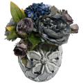 Hydrangea and Peony Arrangement in Container