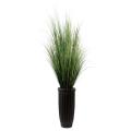 7' Realistic Silk Grass Floor Plant with Planter