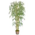 6' Realistic Silk Bamboo Tree with Wicker Planter