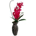 Real Touch Fuchsia Orchid in Ceramic Container