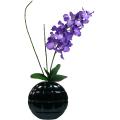 Real Touch Purple Vanda Orchid in Container