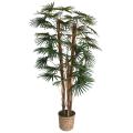 6' Silk Bamboo Tree with Wicker Basket Planter