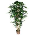 5' Silk Palm Tree with Wicker Basket Planter