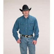 Men's Western Shirt - Denim