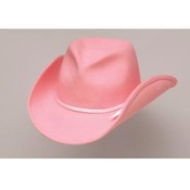 Pink Wool Felt Cowboy Hat