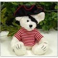 7" Sitting Pirate Bear