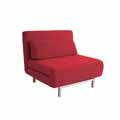 Anise Red Convertible Chair / Bed