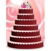Pink Wedding Favor Cake