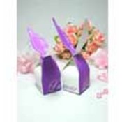 Purple Angel Wing Favor Boxes