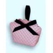 Satin Pink Scalloped Favor Boxes