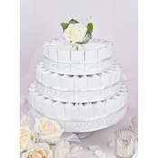 3 tier Favor Kits, Satin Champagne