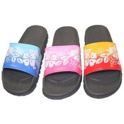 Women's Printed Rubber Flip Flop Sandals 5-10