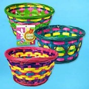 Basket 7 Bamboo Criss Cross