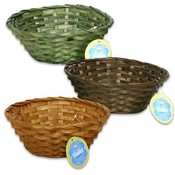 Bamboo Basket Round 5 Pieces