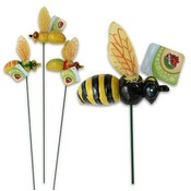 Flying Bee Stake, 19.5" 4 Assorted